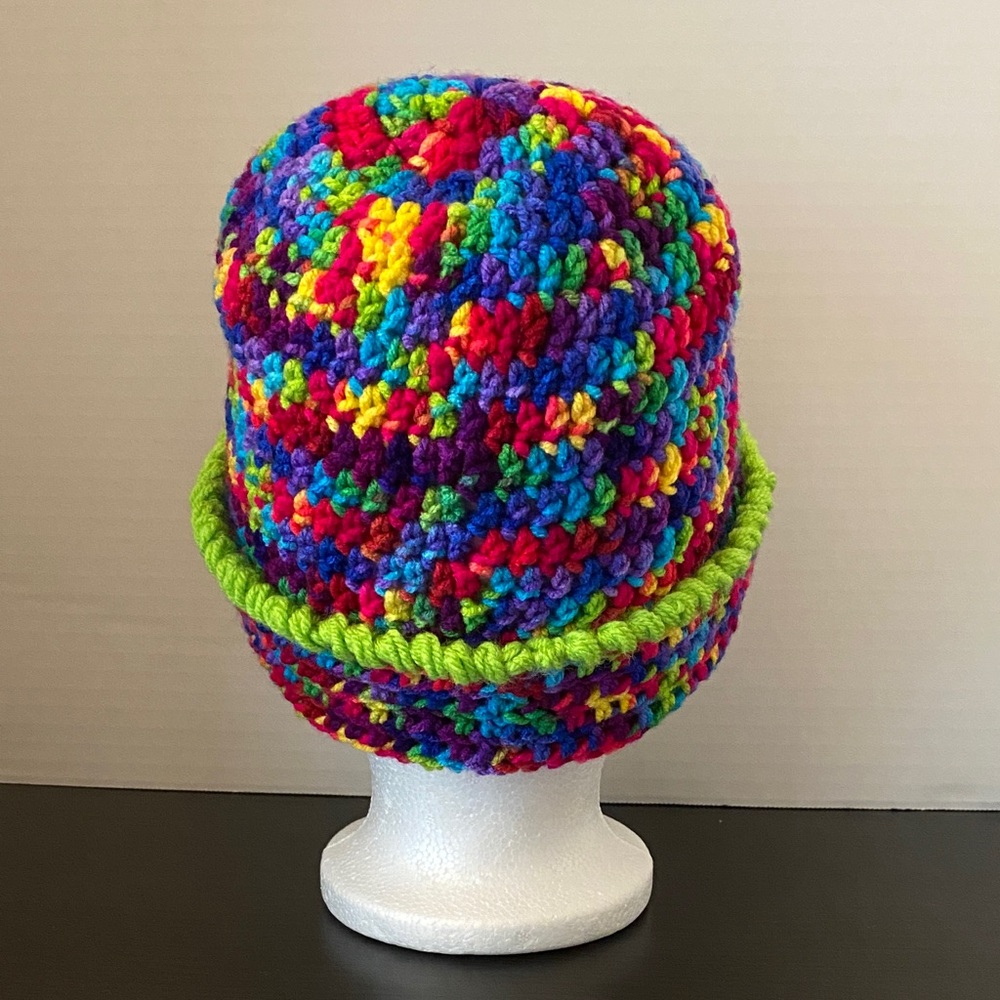 Colorful Crochet Beanie - Picture 3 of 7